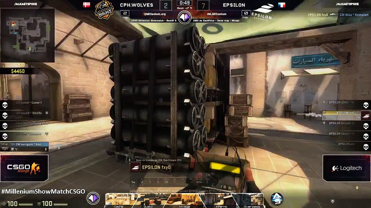 CSGO Millenium ShowMatch 1 Epsilon-vs-CPH-Wolve...