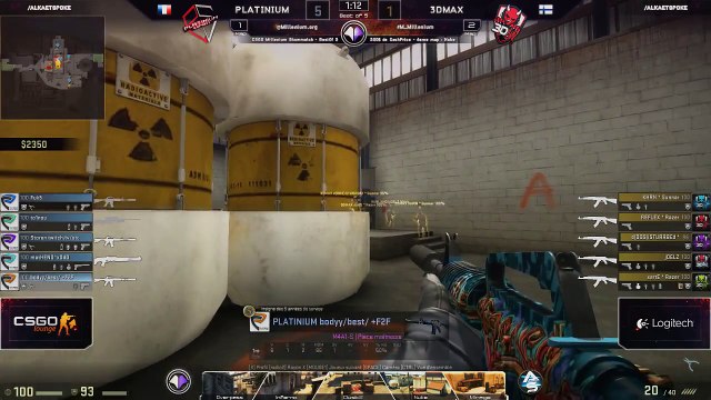 CS:GO - Millenium ShowMatch #3 - Platinium vs 3DMAX (Nuke)-MAP4-