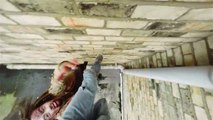 Parkour poursuivi par des zombies