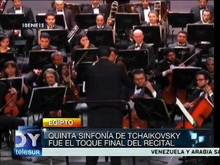 Triunfa el director Eddy Marcano con la Orquesta Sinfónica de El Cairo