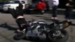 Monster Garage : Grosse chute d'un pilote moto - ZAPPING AUTO DU 12/01/2015