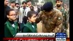 General Raheel Sharif Courageous Students As They Return To School Visits APS School Peshawar _