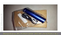 MONZA BRIANZA, CARATE BRIANZA   POWER BANK 2600 AM UNIVERSALE BLU ELETTRICO EURO 22