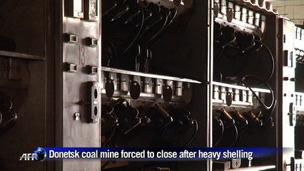 Donetsk coal mine closes after heavy shelling