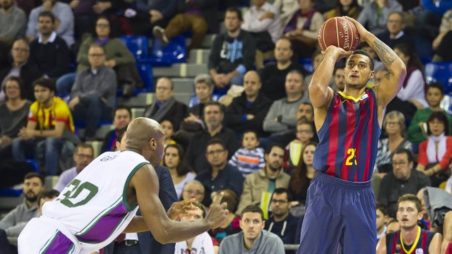 Los 20 triples del Barça ante el Unicaja