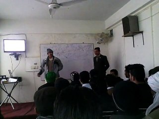 Mehboob Akhtar 3star sharing in jhelum tiens office...