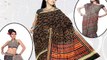 Black sarees Online, Black Saris Shop, Buy Black Color Indian Saree -