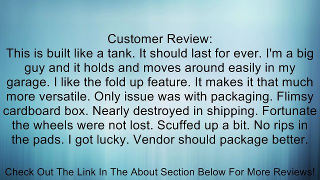 Omega 91452 Black Low Profile Z-Creeper - 450 lbs. Capacity Review