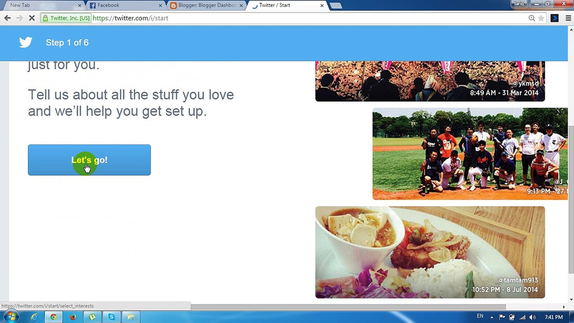 How to make a twitter account