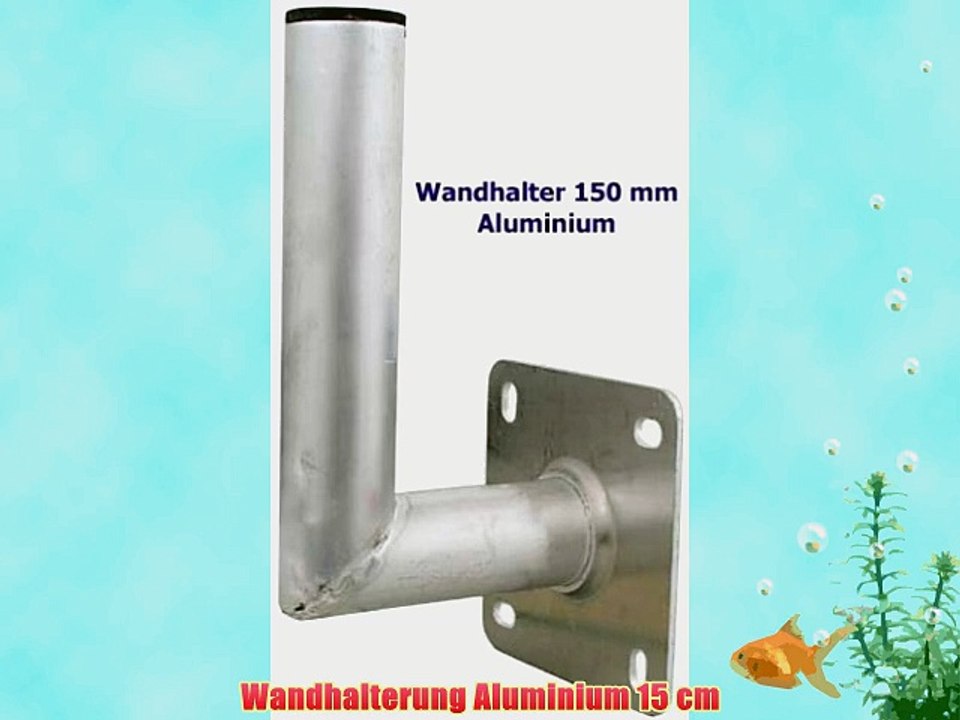 Wandhalterung Aluminium 15 cm