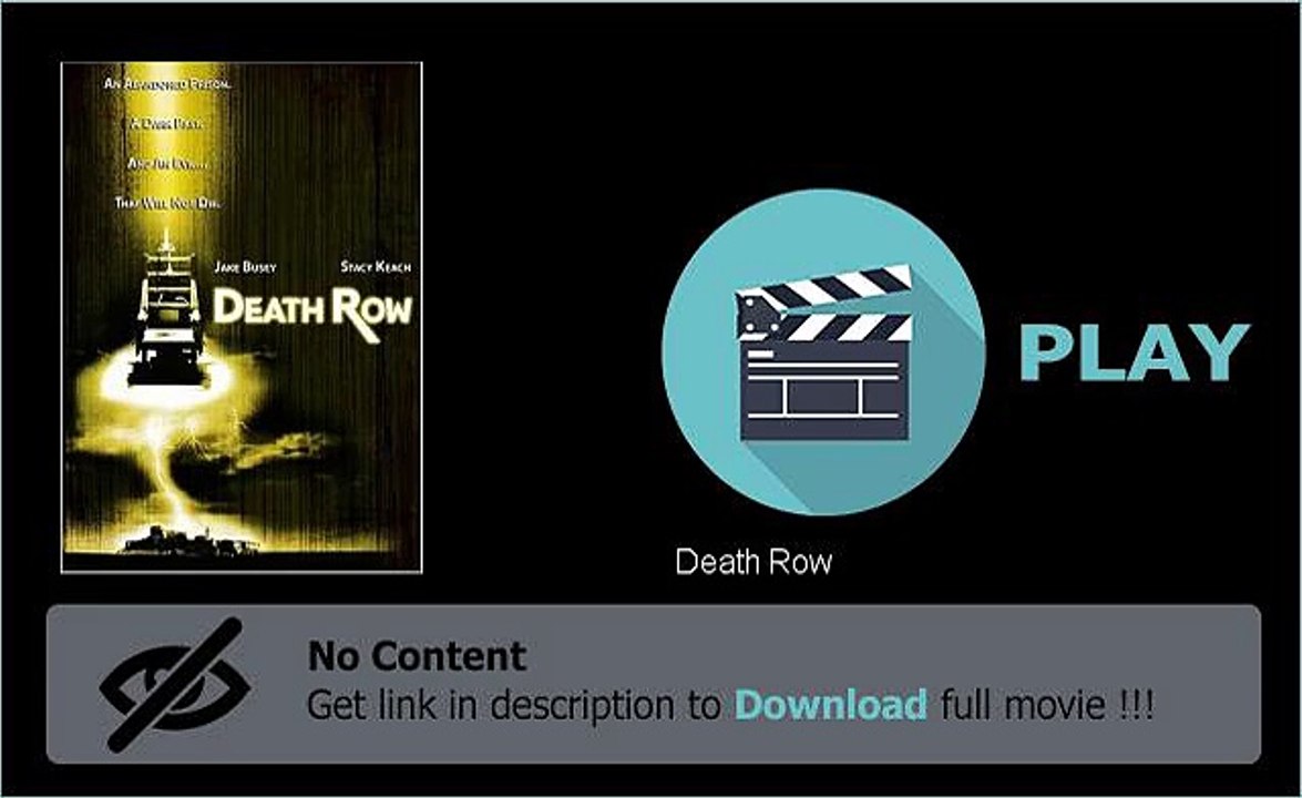 Download Death Row Movie Avi