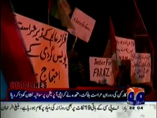 Aaj Shahzeb Khanzada Kay Sath's Headlines (12-01-2015)