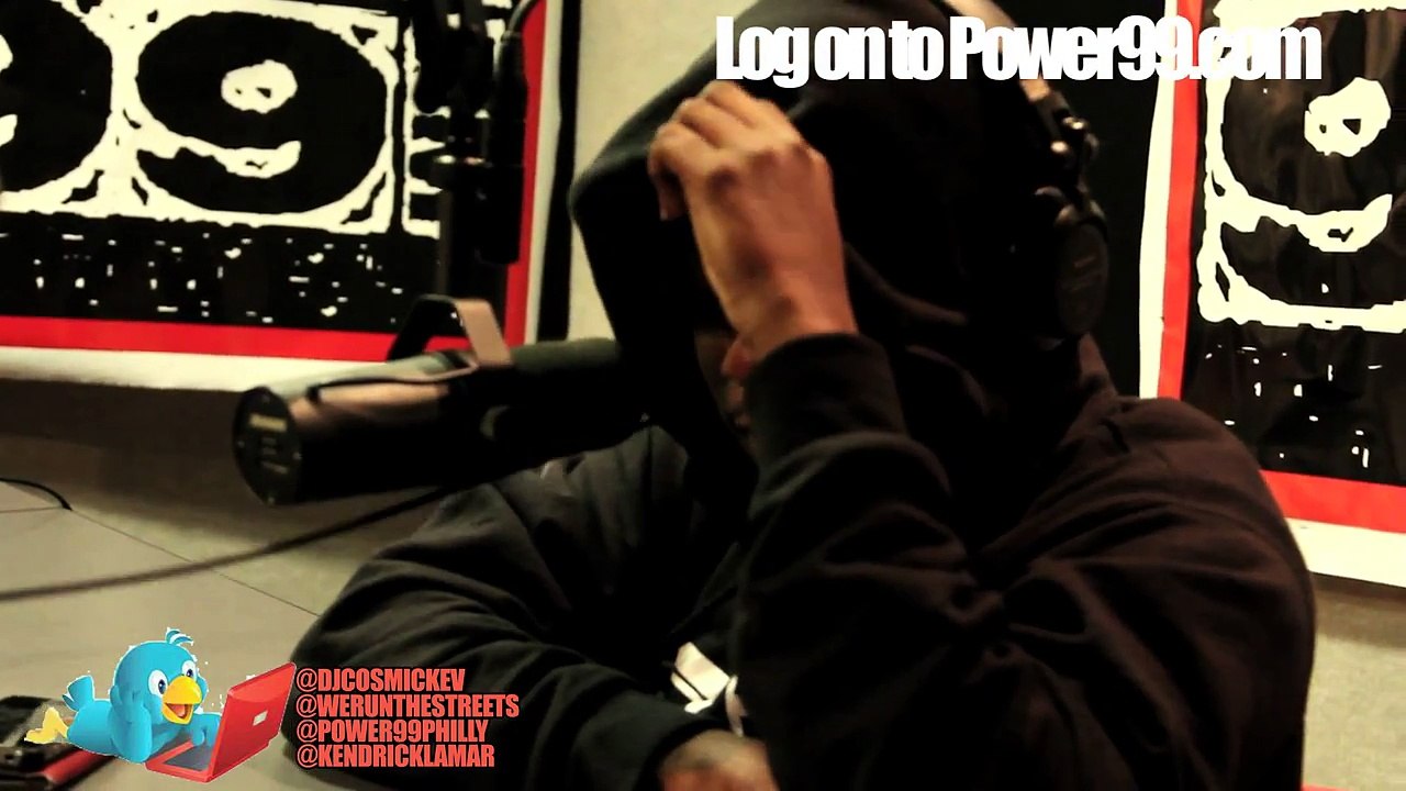 Kendrick Lamar "Bring the Pain" Freestyle @ Power 99 "The Come Up Show" with Cosmic Kev, 07-06-2012
