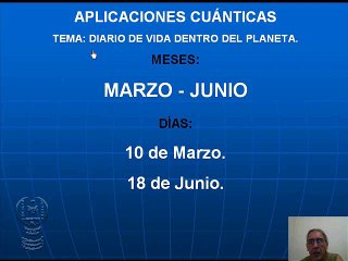 Aplicaciones Cuánticas: 10 de Marzo y 18 de Junio