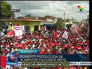 Venezuelan government distributes 415 thousand tons of food