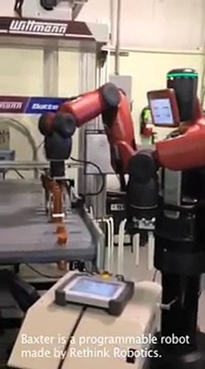 Rethink Robotics' Baxter Robot Working at Vanguard Plastics
