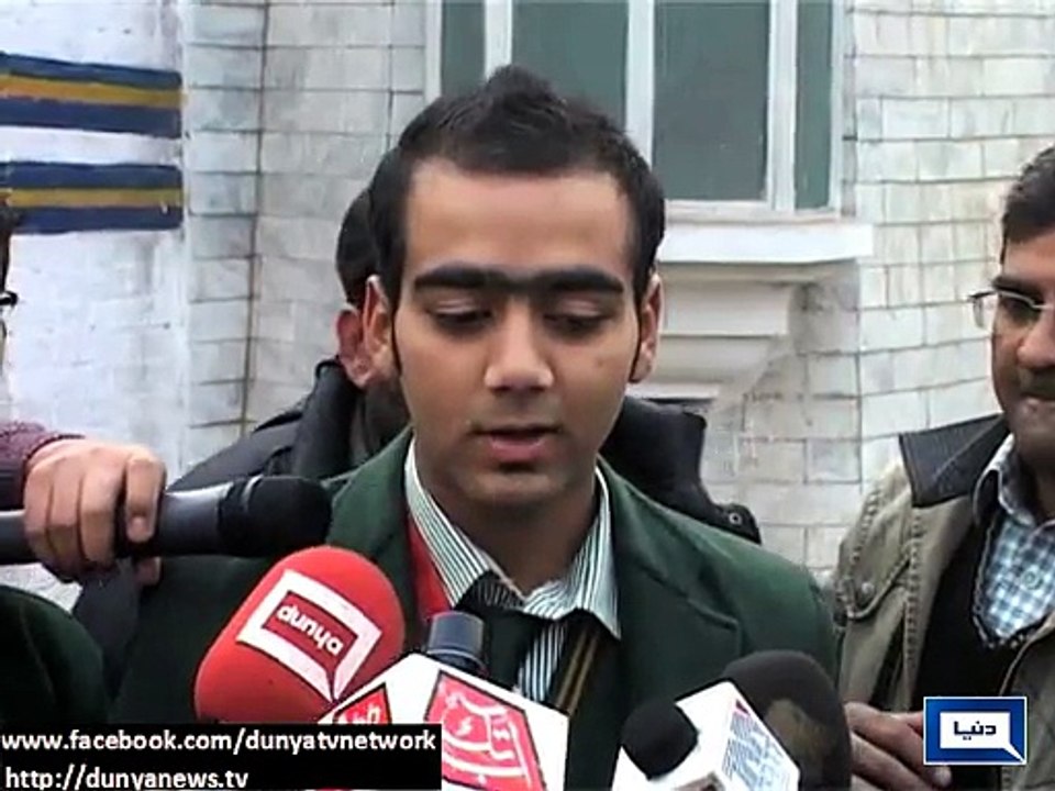 Peshawar_ Shaheed teacher's Son having high morale