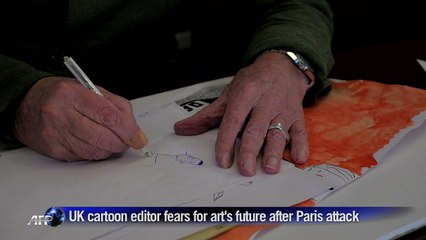 UK cartoon editor fears for art's future after Paris attack