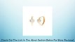 White Round 0.06 CT Diamond Children's Heart Hoop Earrings 14 KT Solid Yellow Gold Review