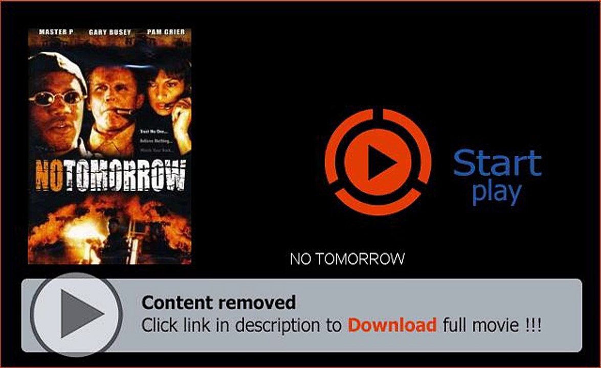 NO TOMORROW Online Streaming