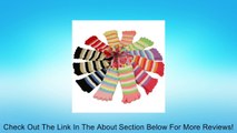 12 Pairs Winter Fuzzy Stripe Toes Warm Plush Thick Ankle Low Cut Ankle Socks Set Review