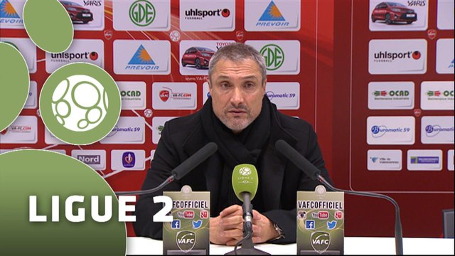 Conférence de presse Valenciennes FC - FC Sochaux-Montbéliard (1-2) : Bernard CASONI (VAFC) - Olivier ECHOUAFNI (FCSM) - 2014/2015