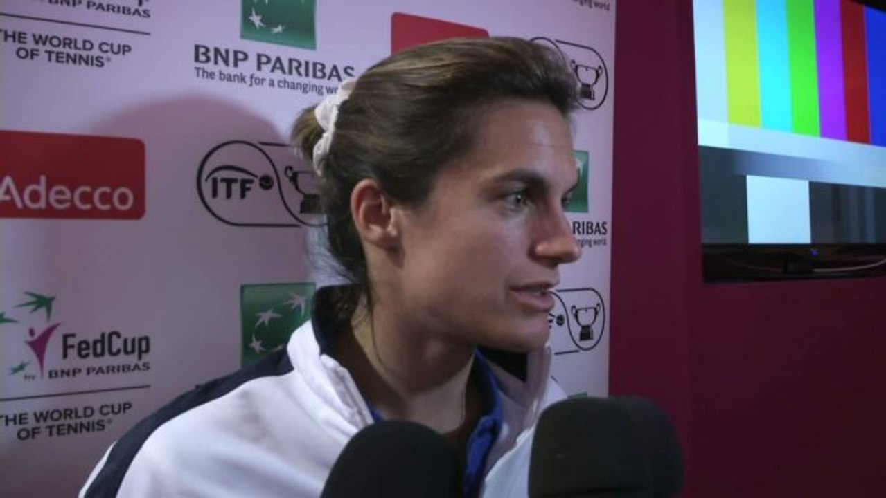TENNIS - FED CUP - Mauresmo : «Une grosse journée demain»