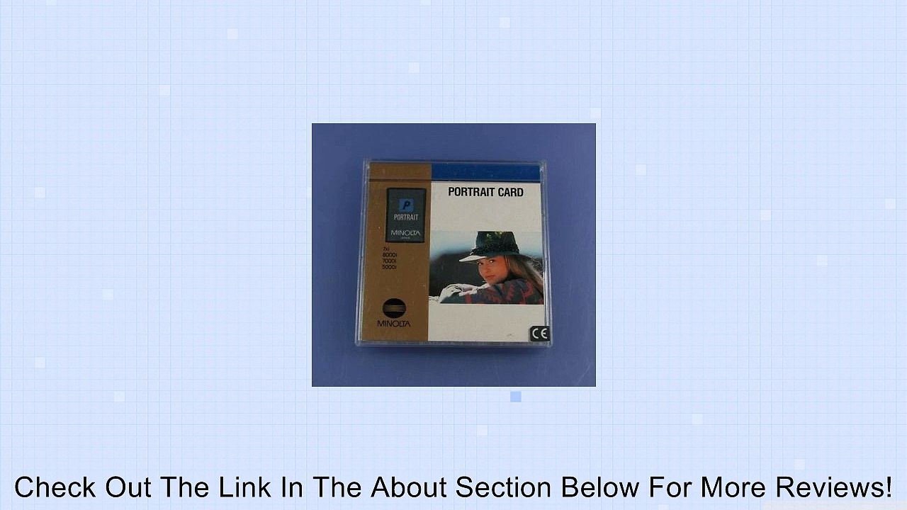 Minolta Maxxum PORTRAIT Card Review