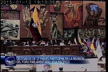 Foro parlamentario Asia Pacífico concluirá 14 de enero