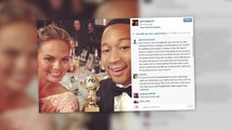 Chrissy Teigen Is The Best Supporting Wife To John Legend As He Wins A Golden Globe