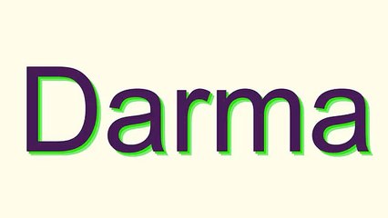 How to Pronounce Darma