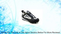 Tanel 360� REV-D Low Cut Womens Softball Cleat. Athletic Shoes. SpiderFlexTM Technology, Black, White & Navy. REVD_Low_BWN Review