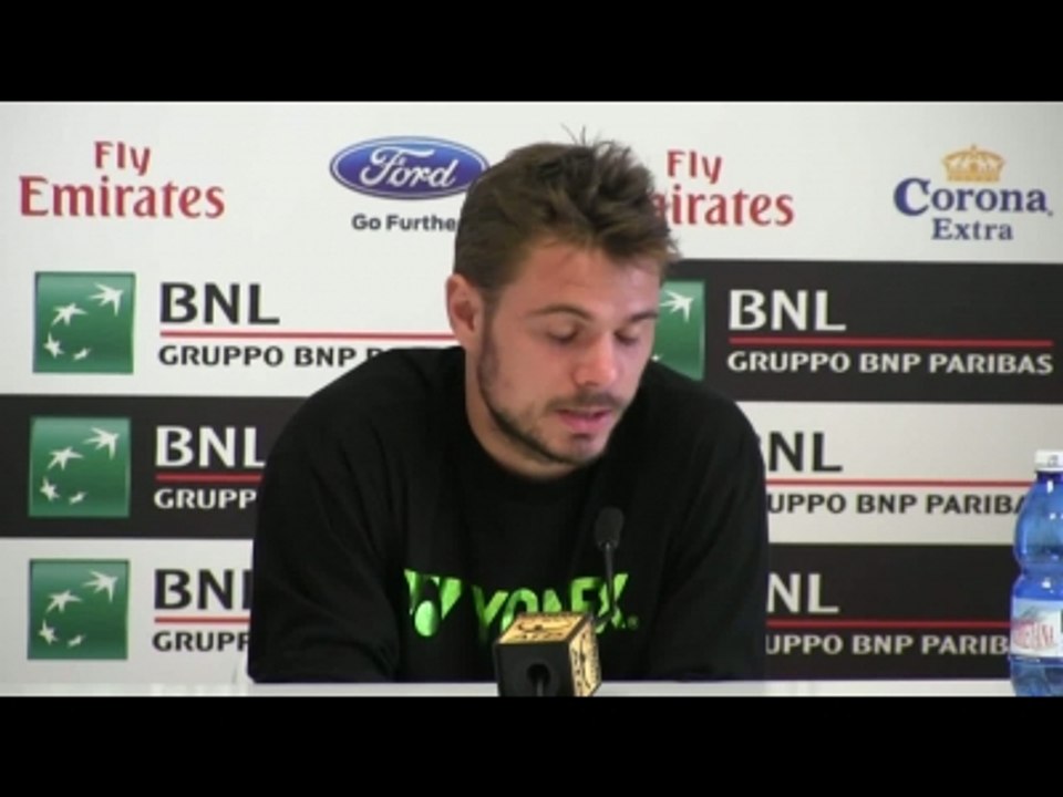TENNIS - ATP - Rome - Wawrinka : «J'ai le droit de perdre»