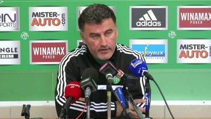 FOOT - L1 - ASSE - Galtier : «Personne n'est tranquille»