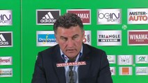 FOOT - L1 - ASSE - Galtier : «L'objectif n'est pas atteint»