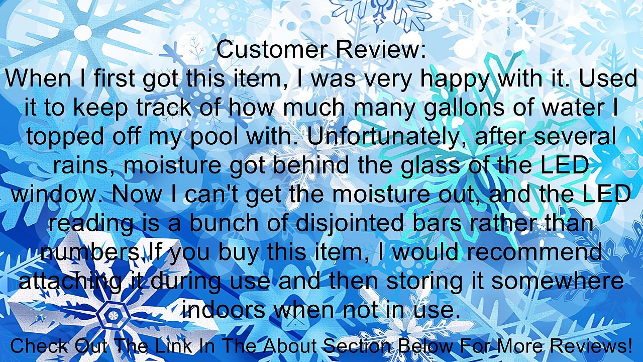 RAINWAVE WATER TIMER .. SAVE WATER - FLOW METER Review