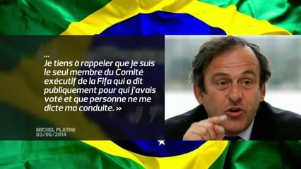 FOOT - CM 2022 : La riposte de Platini