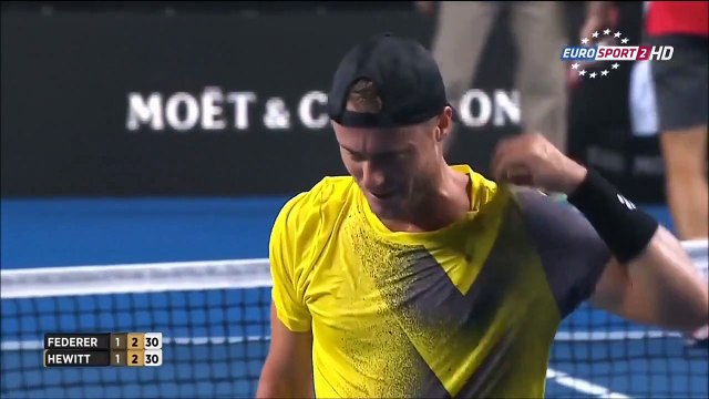 Roger Federer Vs Lleyton Hewitt Exhibition Match 2015 Sydney Highlights HD