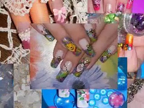 Nail Art Tutorial Guitar Hero Rock Star Music Band Design for Short Nails Do Your Own Nail