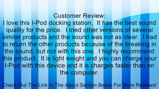 Logitech 984-000071 Pure-Fi Anywhere for iPod - White Review