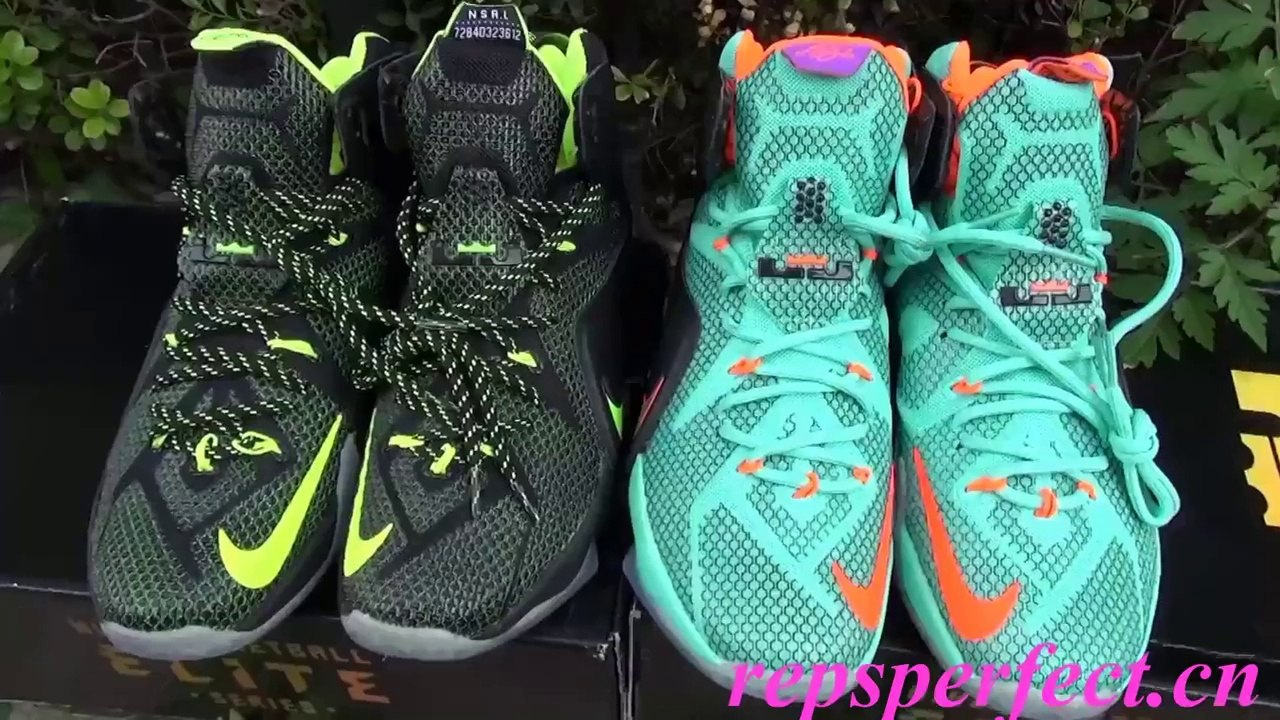 Nike LeBron 12 "Dolphins"VS Nike LeBron 12 Dunk Force HD Review