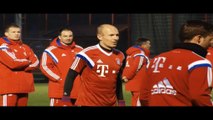 Robben congratulates Ronaldo on Ballon d'Or