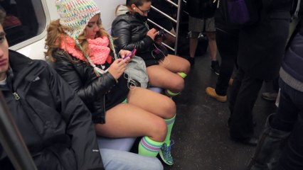Prendre le métro sans pantalon : "No pants Subway Ride" à New York