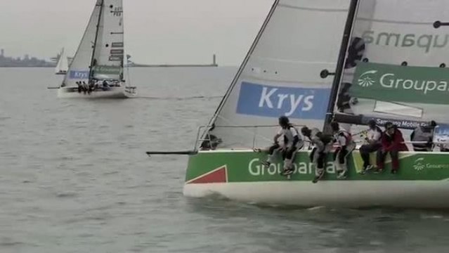 VOILE - TOUR DE FRANCE : Courrier Dunkerque 3 premier leader