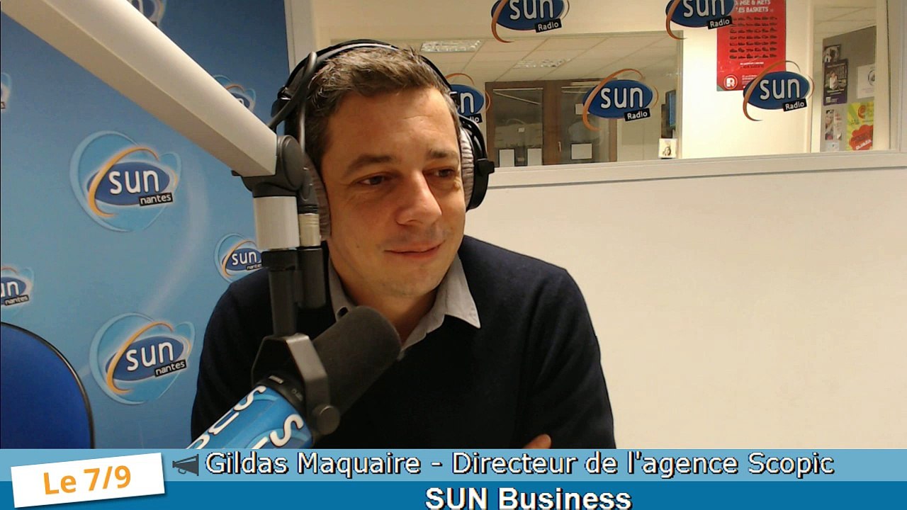SUN Business, mardi 13 janvier 2015 : Gildas Maquaire, directeur de l'agence Scopic