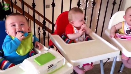 Funny Triplet Babies Laughing Compilation 2014 [NEW HD]