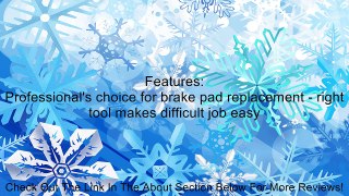 Easy-to-Use Disc Brake Pad Spreader Caliper Piston Compressor Review