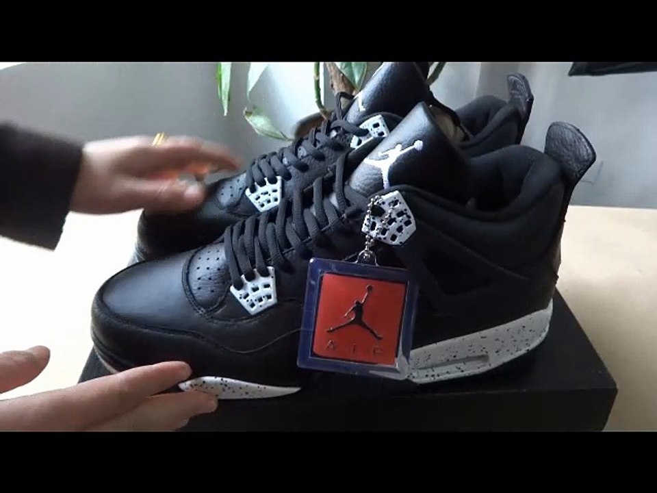 New Release 2015 Authentic Air Jordan 4 Oreo Reviews