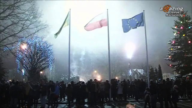 Sylwester pod ratuszem 2014/2015 Ostrów Mazowiecka