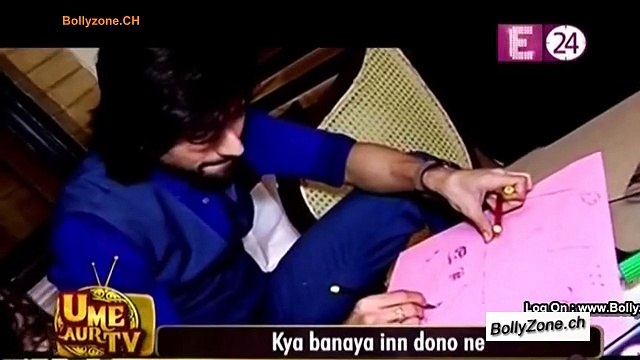 Sahir-Arzoo Ke Beech Hua Drawing Competetion!! - Humsafars - 15th Jan 2015